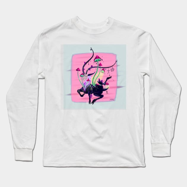 Cosmic antelope Long Sleeve T-Shirt by Bertoni_Lee